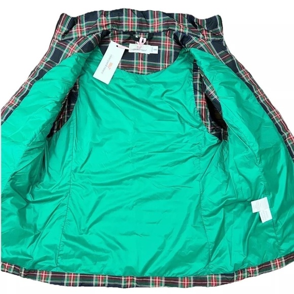 NWT - Vineyard Vines Tartan Plaid Puffer Vest - Size XXS - Picture 7 of 9